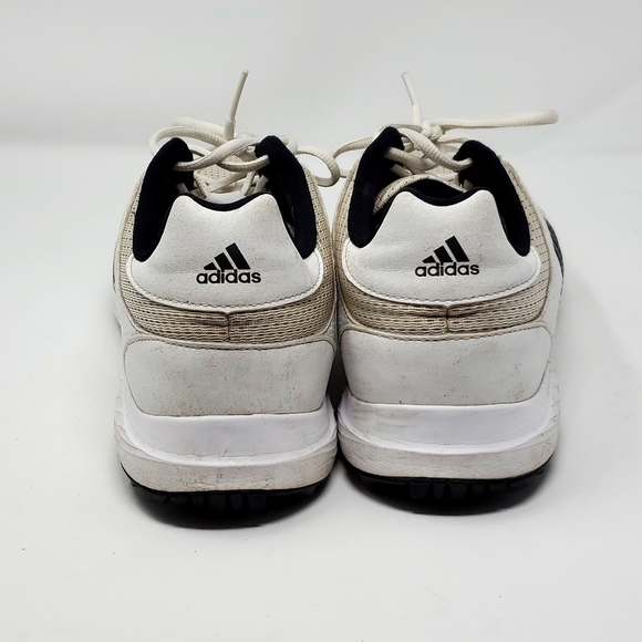 Men's Adidas Cleats Size 11 White and Gray - Picture 5 of 7